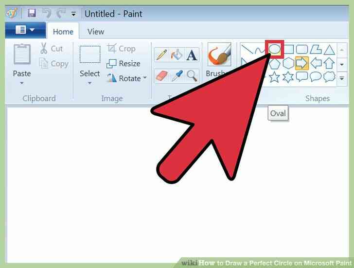 Image intitulée Dessiner un Cercle Parfait sur Microsoft Peinture à l